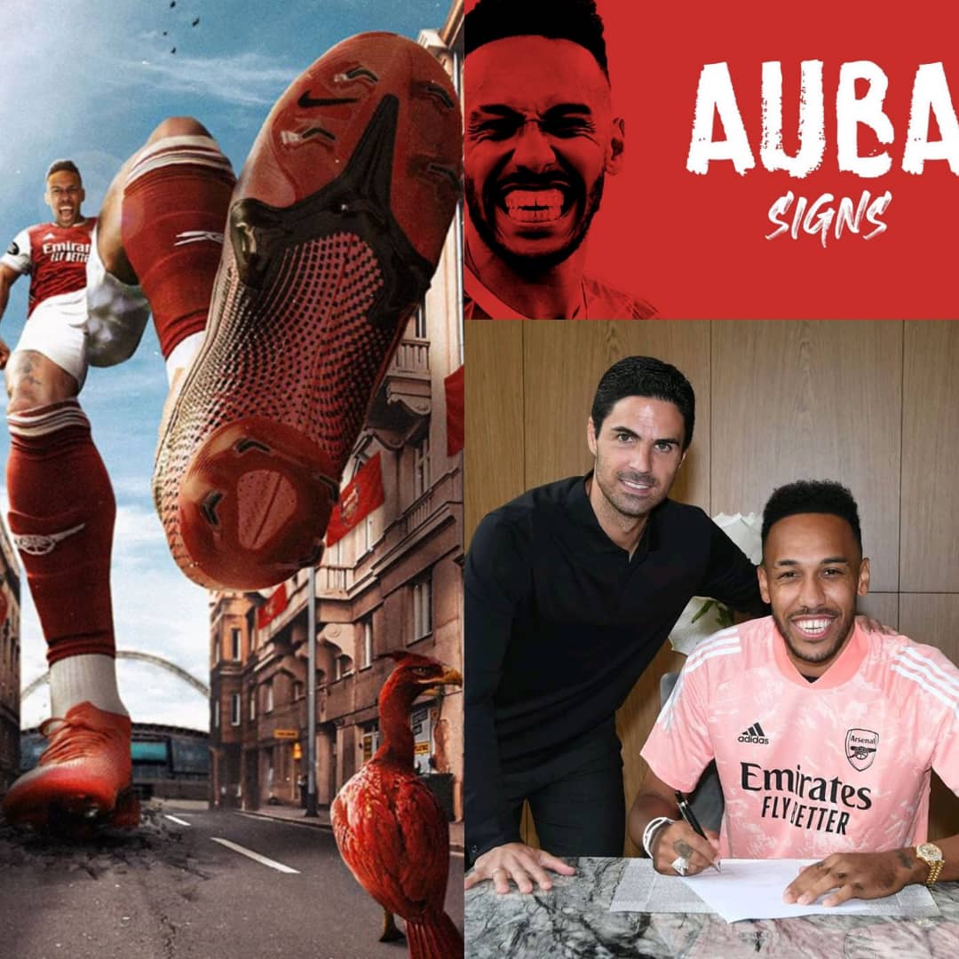 BREAKING: Arsenal Skipper, Pierre-Emerick Aubameyang Signs New Contract - #AubaSigns