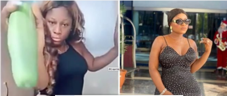 Nollywood Actress Nearly Inserts Cucumber