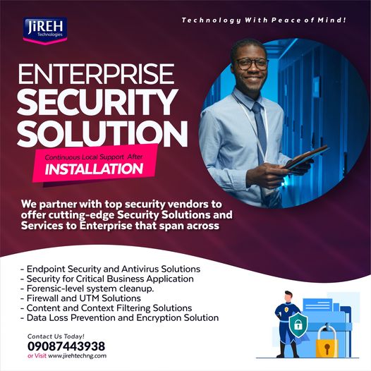 Manage And Secure Your Business With Jireh Enterprise Security Solutions