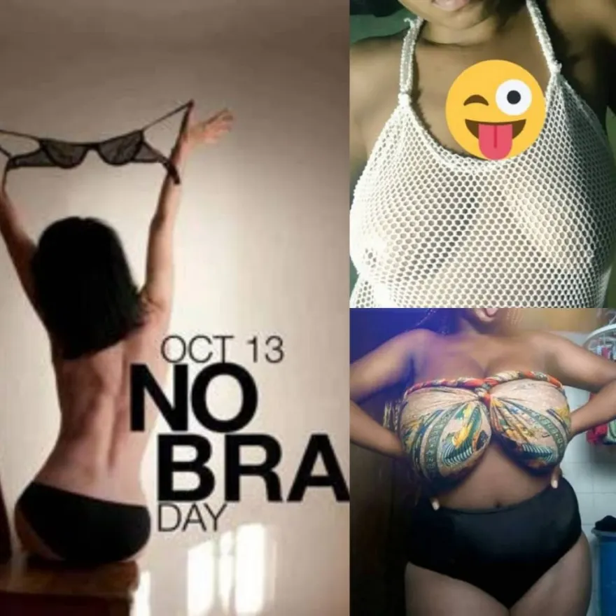 #NoBraDay