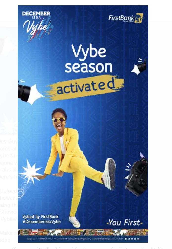 FirstBank Is Celebrating Your Vybe This Month With #DecemberIssaVybe [VIDEOS]