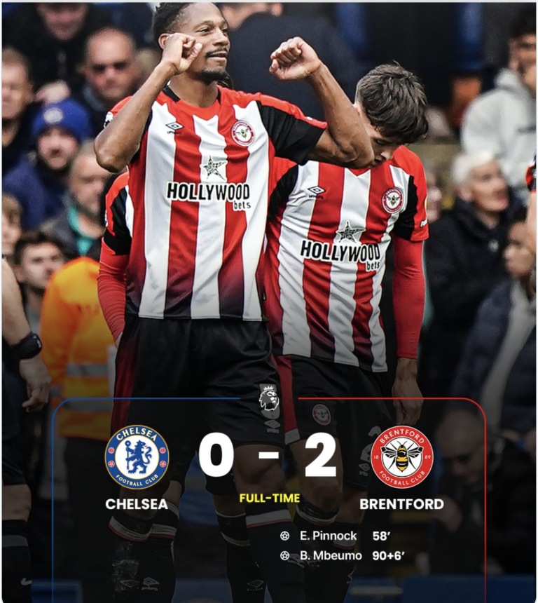 #Brentford Defeat #Chelsea