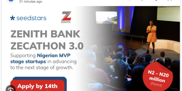 Zenith Bank Awards N59 Million To Startups In #Zecathon Competition