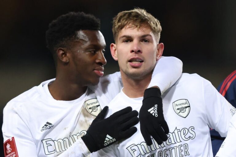 Emile Smith Rowe And Eddie Nketiah