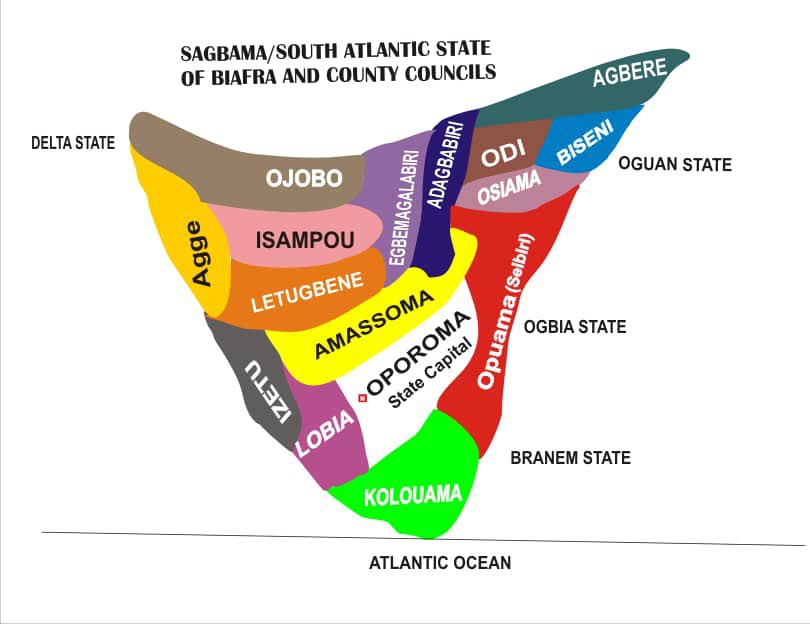 BREAKING Simon Ekpa Announces New Biafra States SEE FULL LIST AND MAP 
