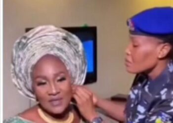 Viral Video Of Police Orderly Wearing Jewellery