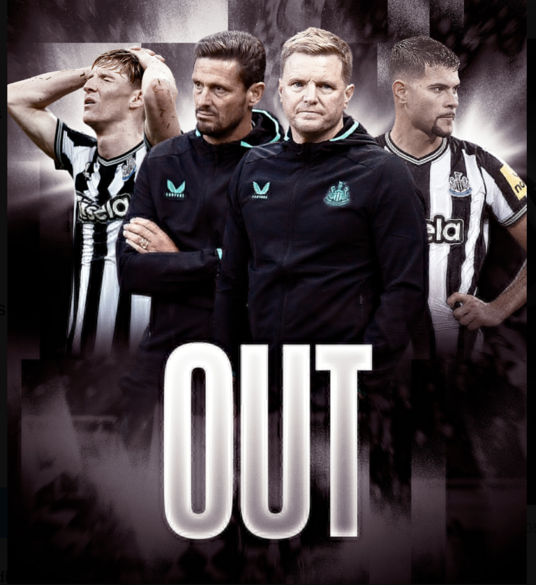 #Newcastle Out Of Champions League