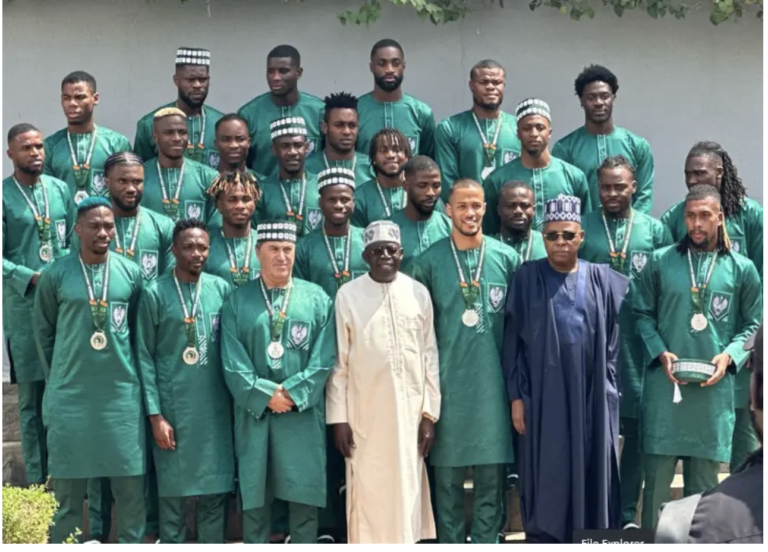Tinubu Honours Super Eagles With MON Award