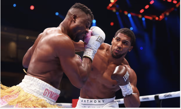 Musician Loses $615000 Bet After Anthony Joshua Brutally Knocks Out Francis Ngannou