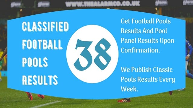 Week 38 Pool Result 2024 For Saturday 23 March