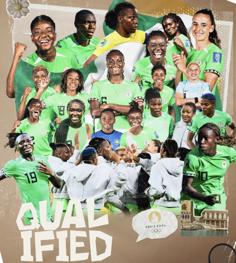 Super Falcons Of Nigeria For Qualify For Paris 2024 Olympic