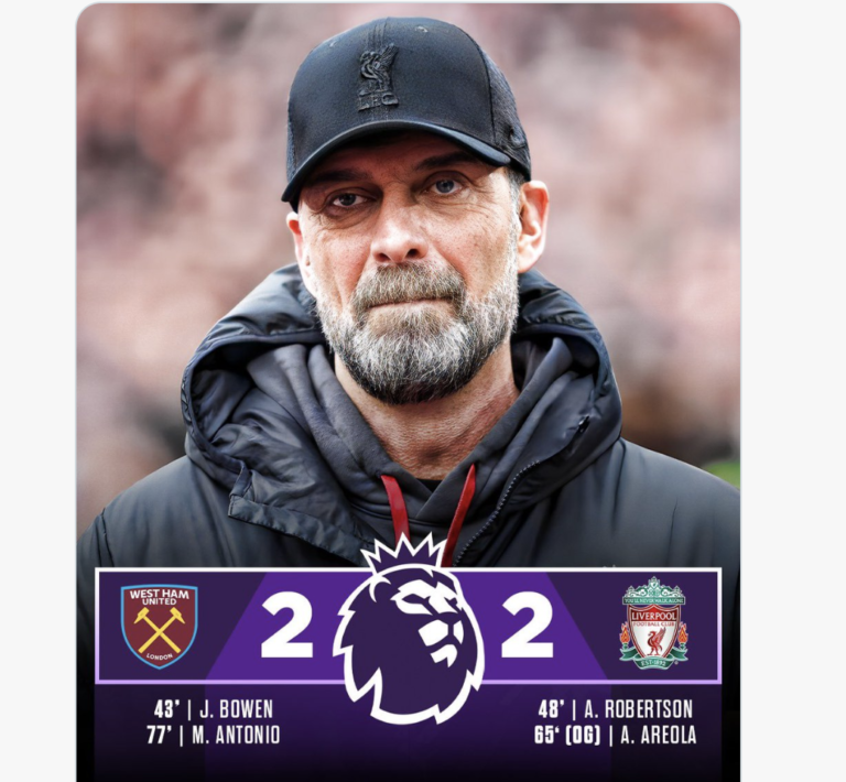 #Liverpool Premier League Title Race Ended