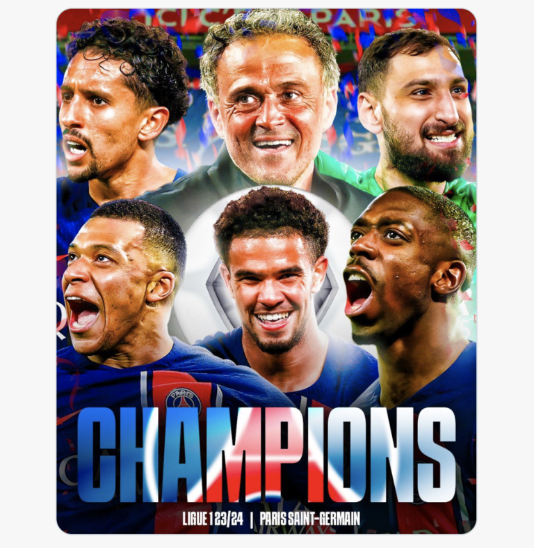 Paris Saint-Germain Now Champions Of Ligue 1