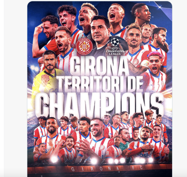 #Girona Qualify For Champions League