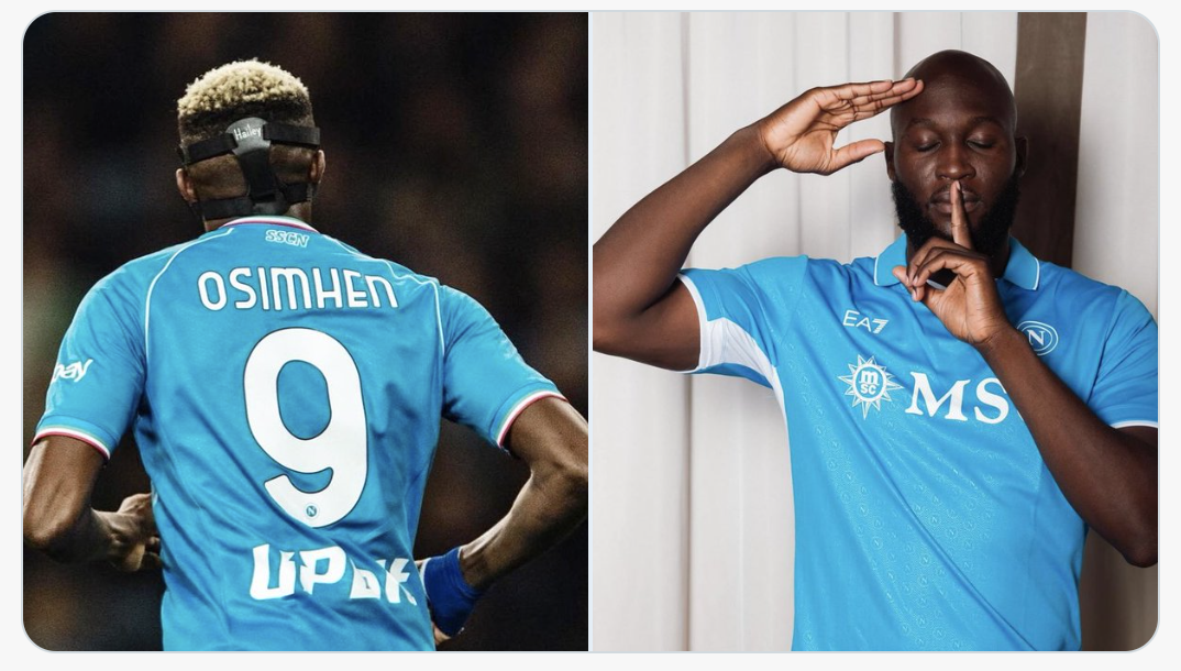 BREAKING: Victor Osimhen Excluded By Napoli’s Serie A And Hand Iconic No.9 Jersey To Romelu Lukaku