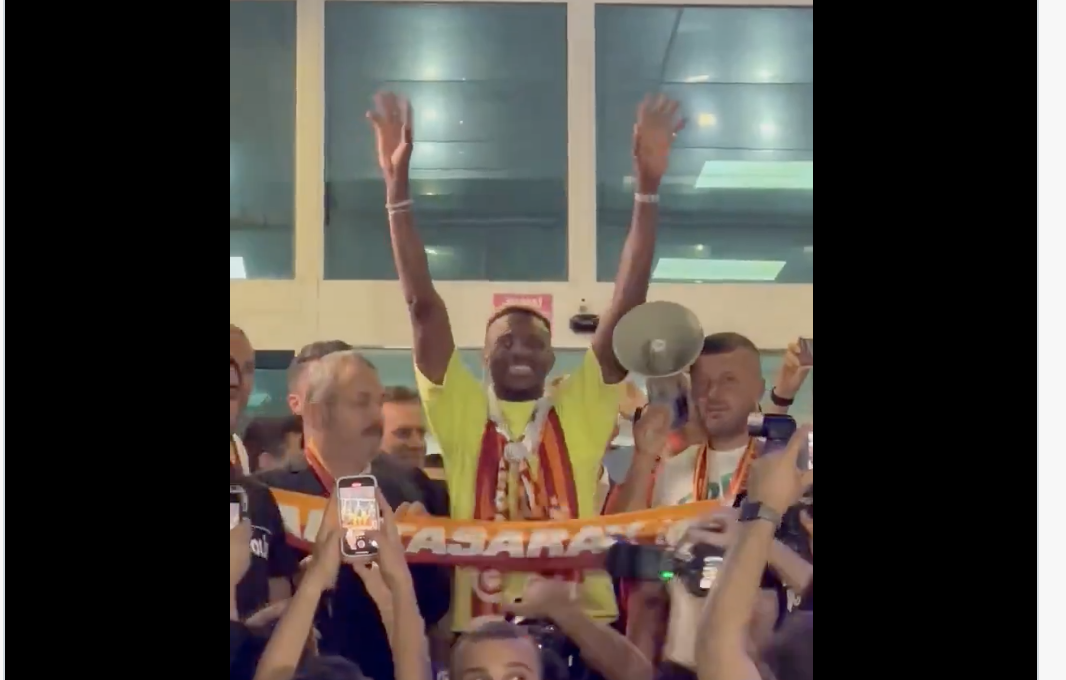 TRENDING VIDEOS: Moment Thousands Of Galatasaray Fans Welcome Victor Osimhen To Turkey