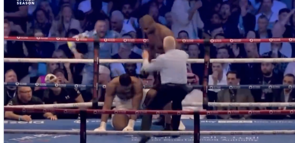 BREAKING: Daniel Dubois Knocks Down Anthony Joshua In Round 1 And 3 [VIDEOS]
