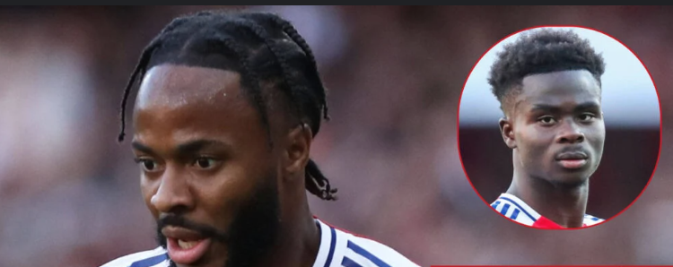 Saka And Raheem Sterling